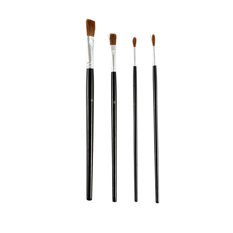 Artist Brushes Round Flat Head Paint Brush ສໍາລັບສີນ້ໍາມັນ Acrylic